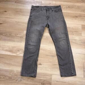 Levi's 511 Slim Fit Authentic Soft‎ Stretch Washed Grey Men's Size 36 x 30